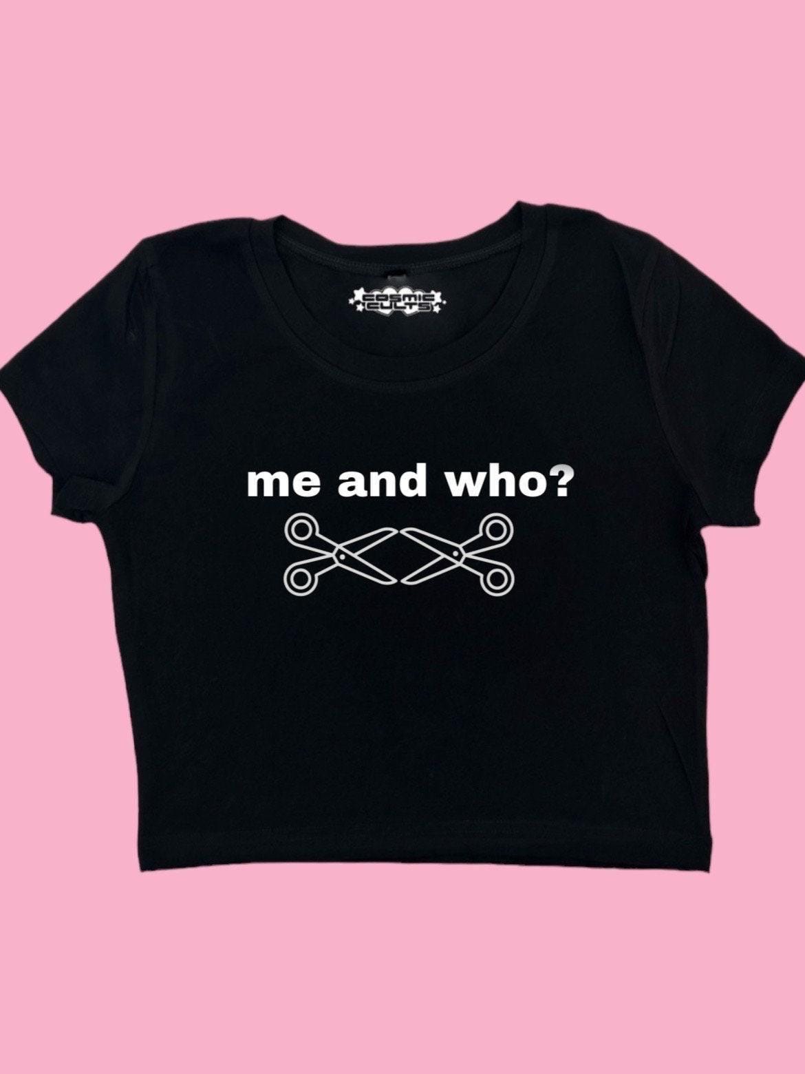 Me And Who Pride LGBTQ Coquette Clothing, Coquette Top, Y2k Baby Tee, Funny gift, Y2K Crop Top shirt