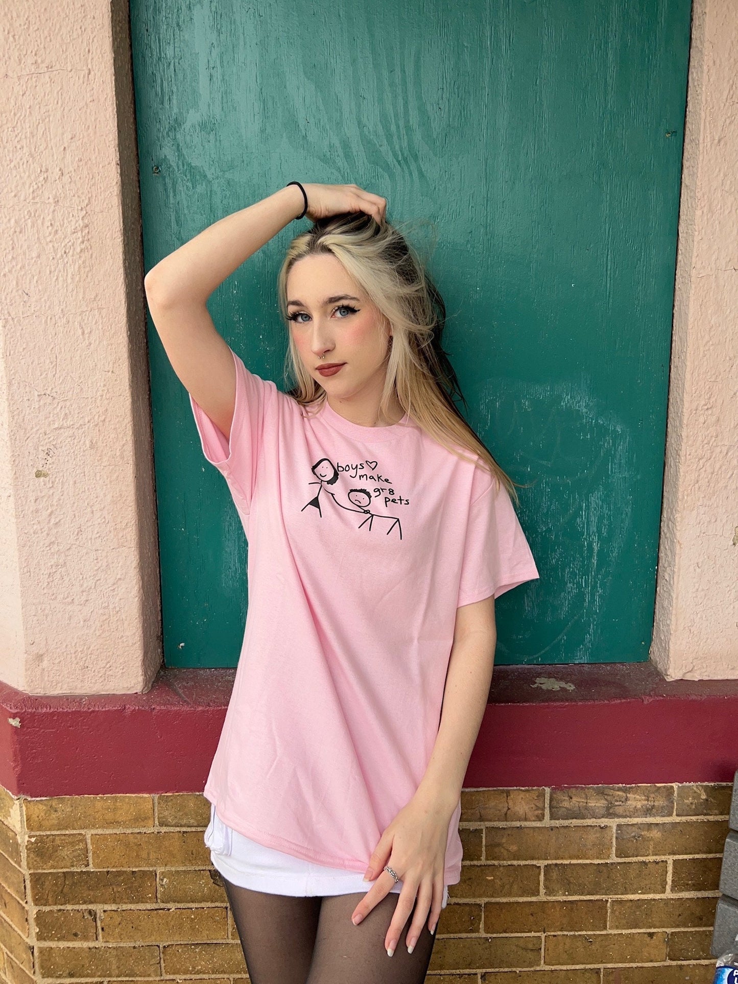 Boys Make Great Pets Y2K Tee Shirt
