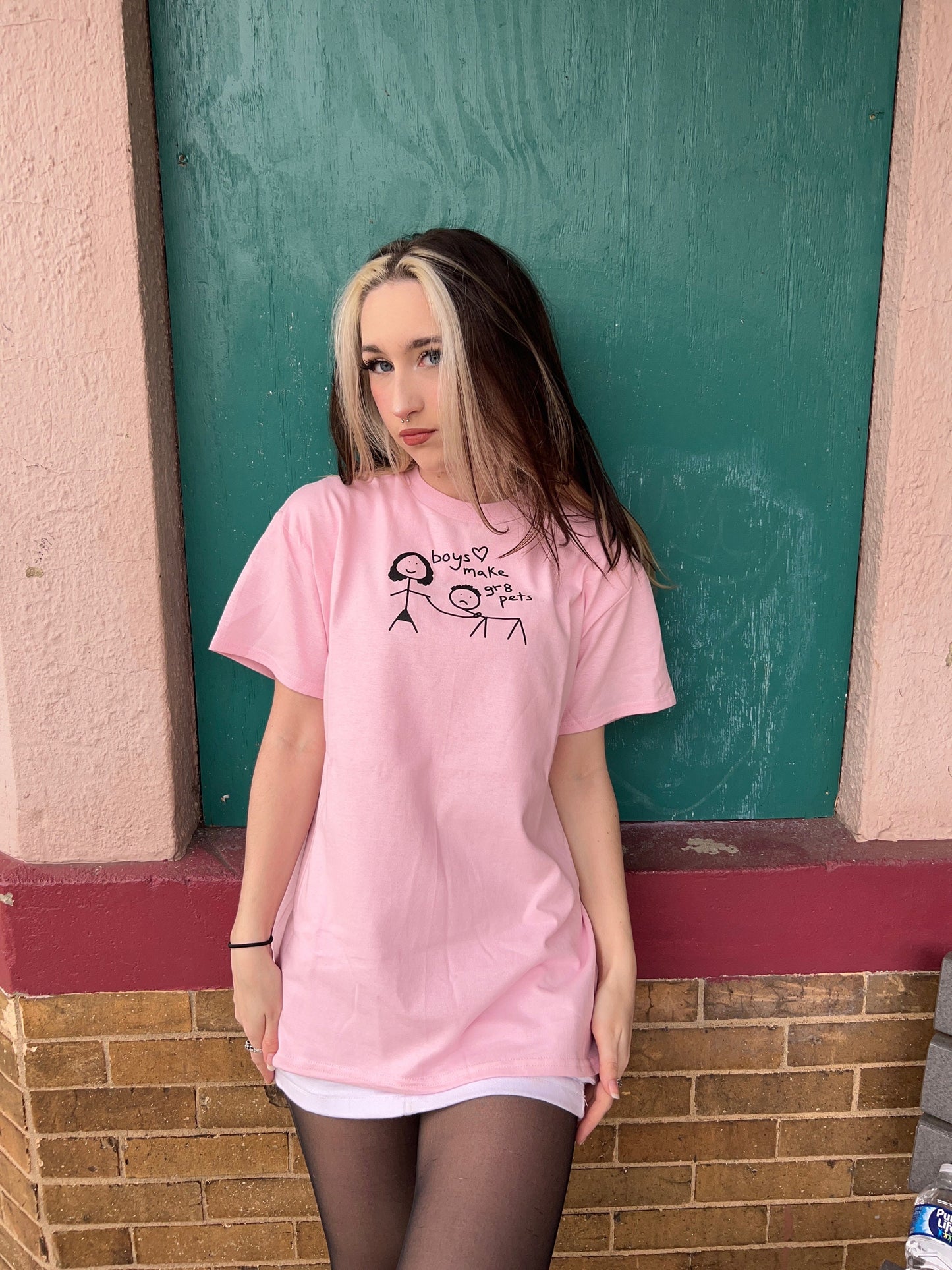 Boys Make Great Pets Y2K Tee Shirt